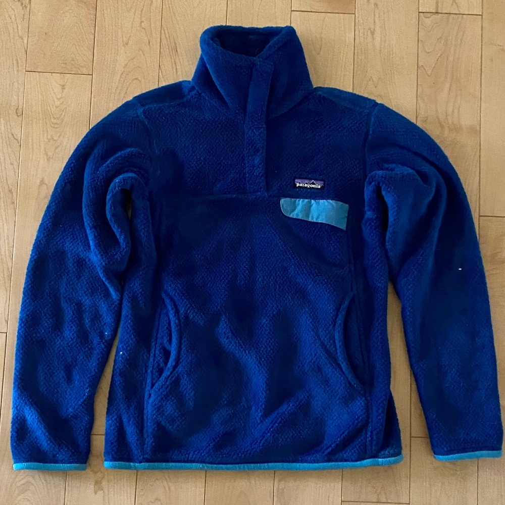 Patagonia Blue Snap-T Fleece Pullover